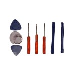 Screwdriver kit for repair and disassemble, telephones, electronics and others, 8 in 1, red color